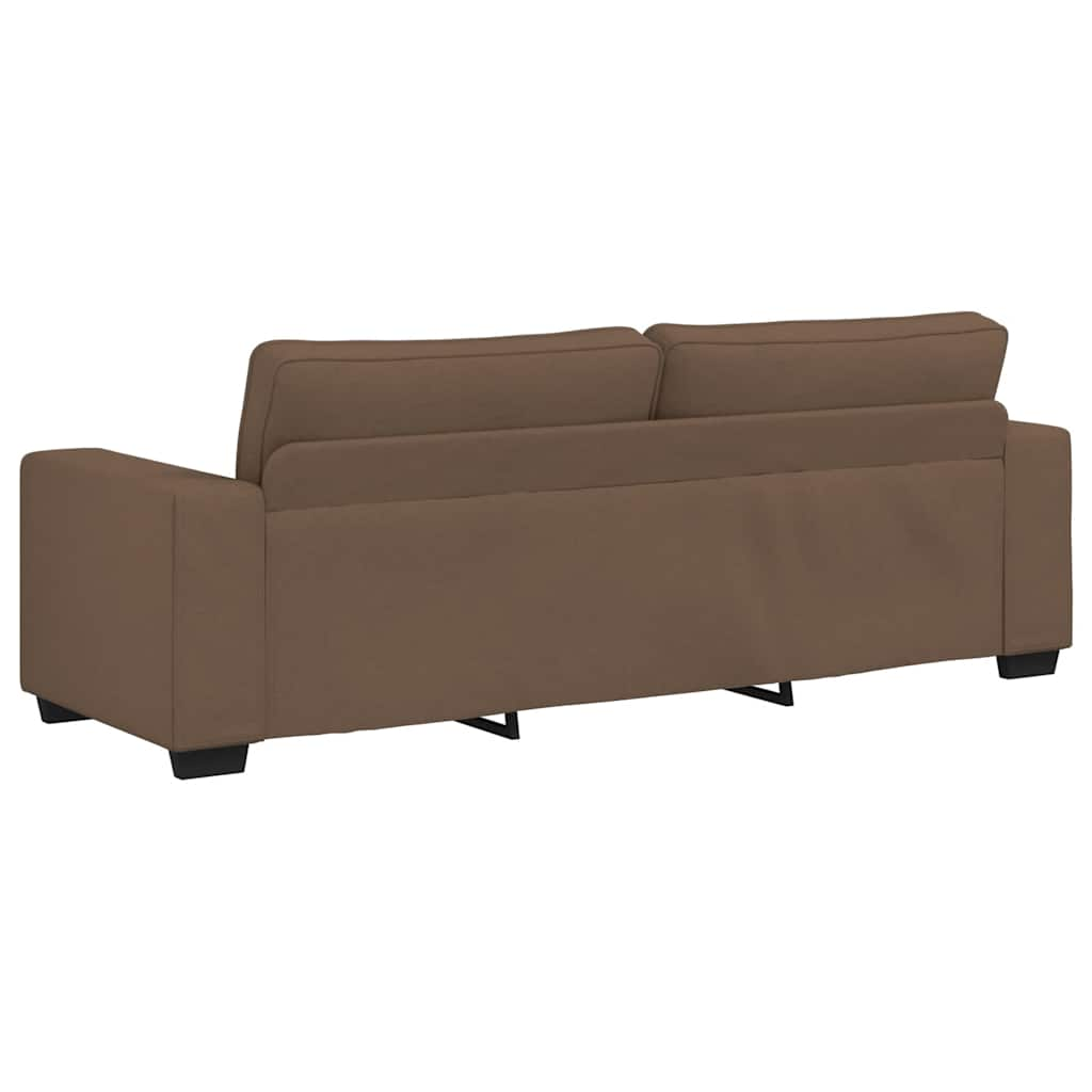 3-personers sofa 180 cm stof brun