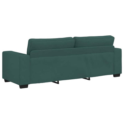 3-personers sofa 180 cm stof mørkegrøn