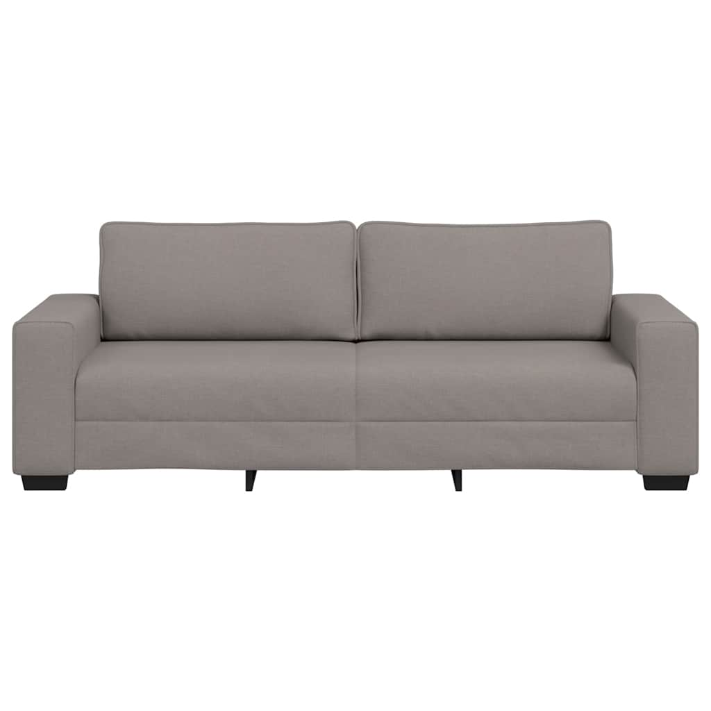 3-personers sofa 180 cm stof gråbrun