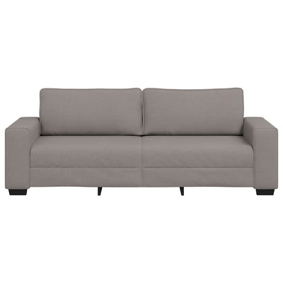 3-personers sofa 180 cm stof gråbrun