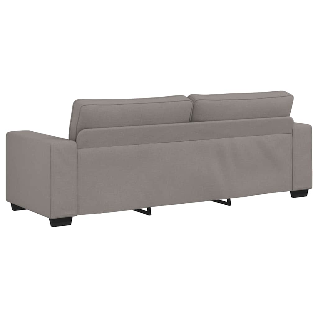 3-personers sofa 180 cm stof gråbrun