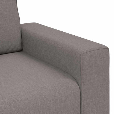 3-personers sofa 180 cm stof gråbrun