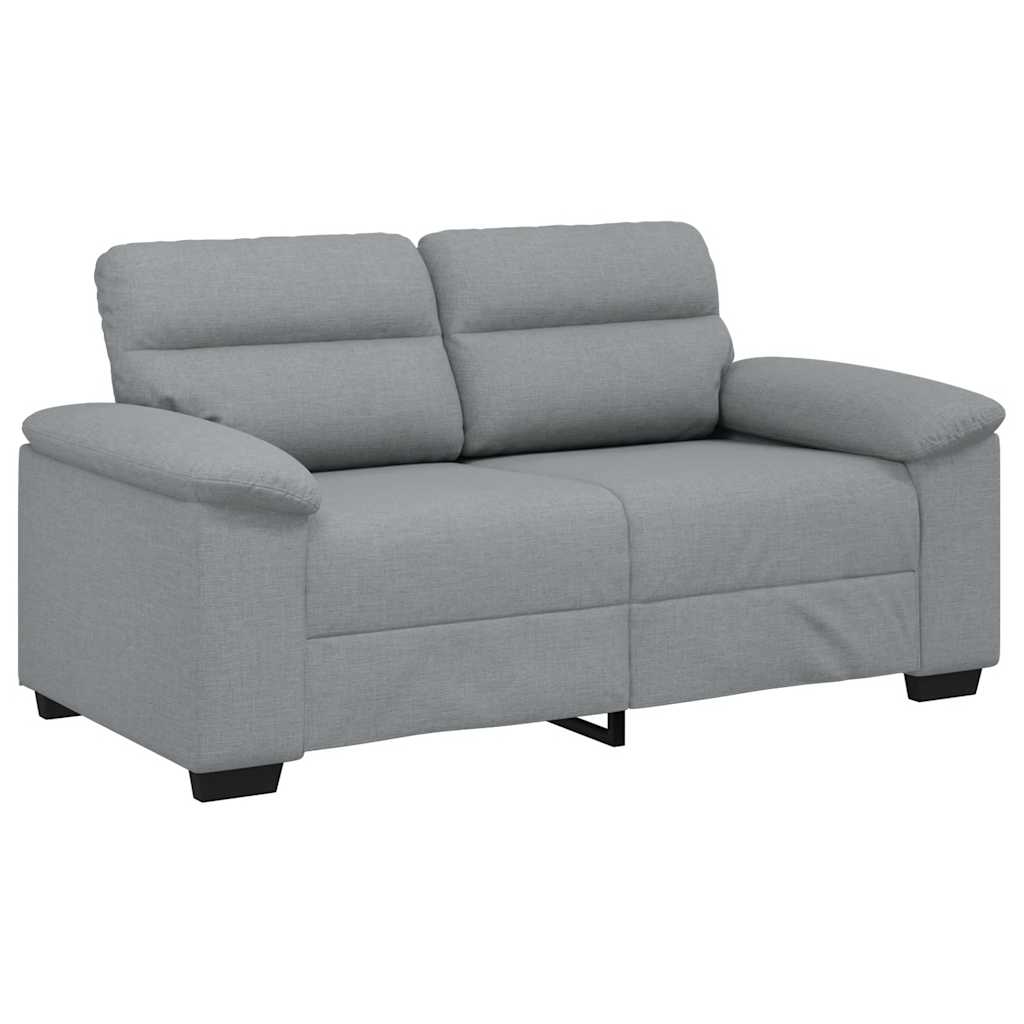 2-personers sofa 120 cm stof lysegrå