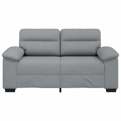 2-personers sofa 120 cm stof lysegrå