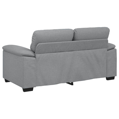 2-personers sofa 120 cm stof lysegrå