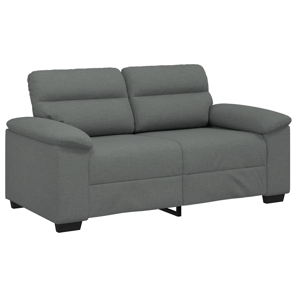 2-personers sofa 120 cm stof mørkegrå