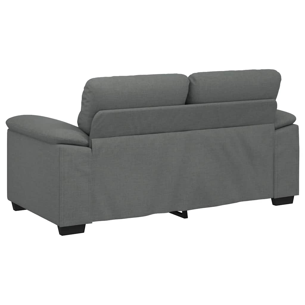 2-personers sofa 120 cm stof mørkegrå