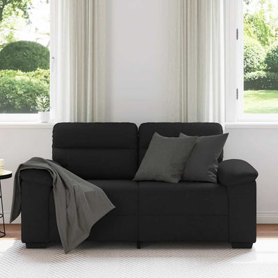 2-personers sofa 120 cm stof sort