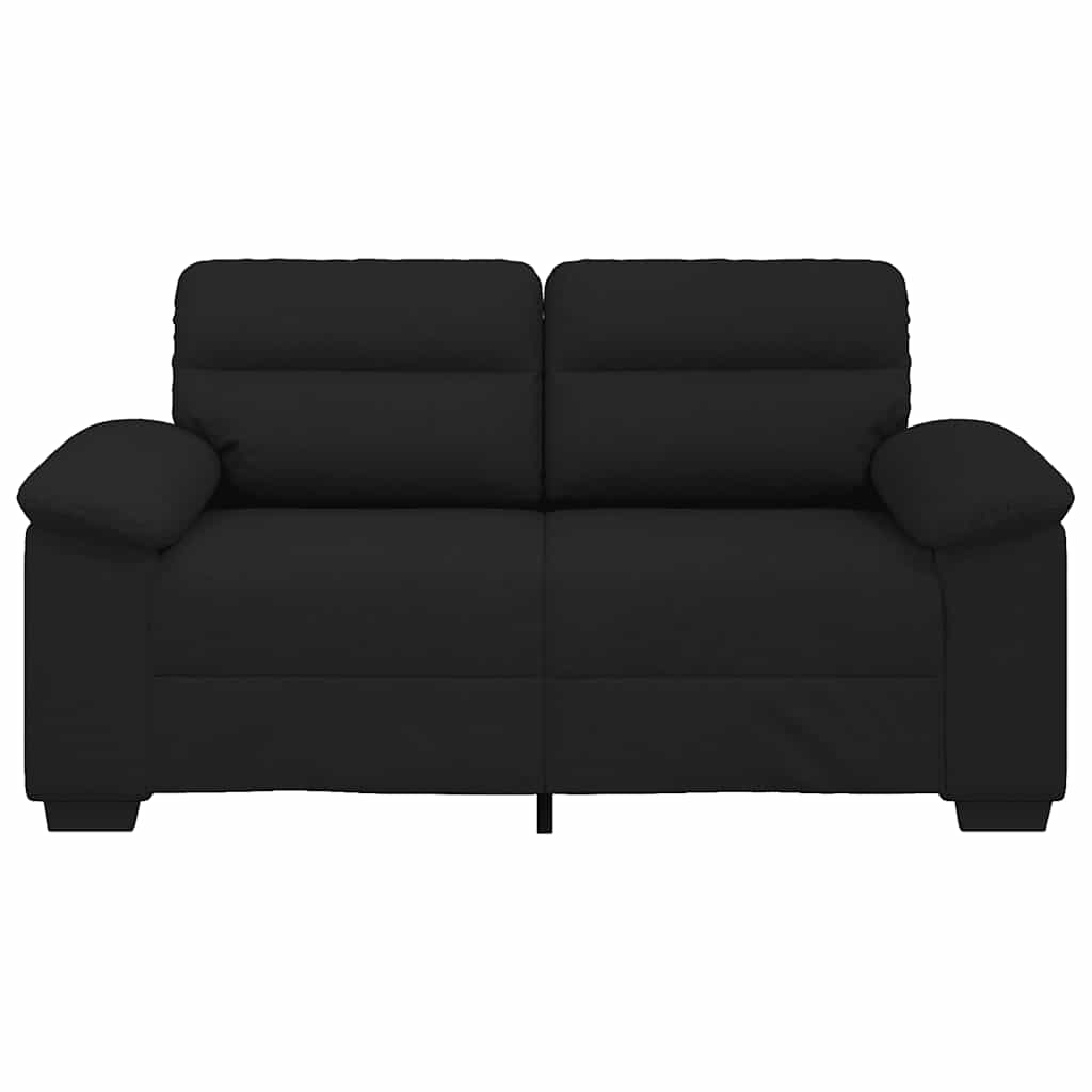 2-personers sofa 120 cm stof sort