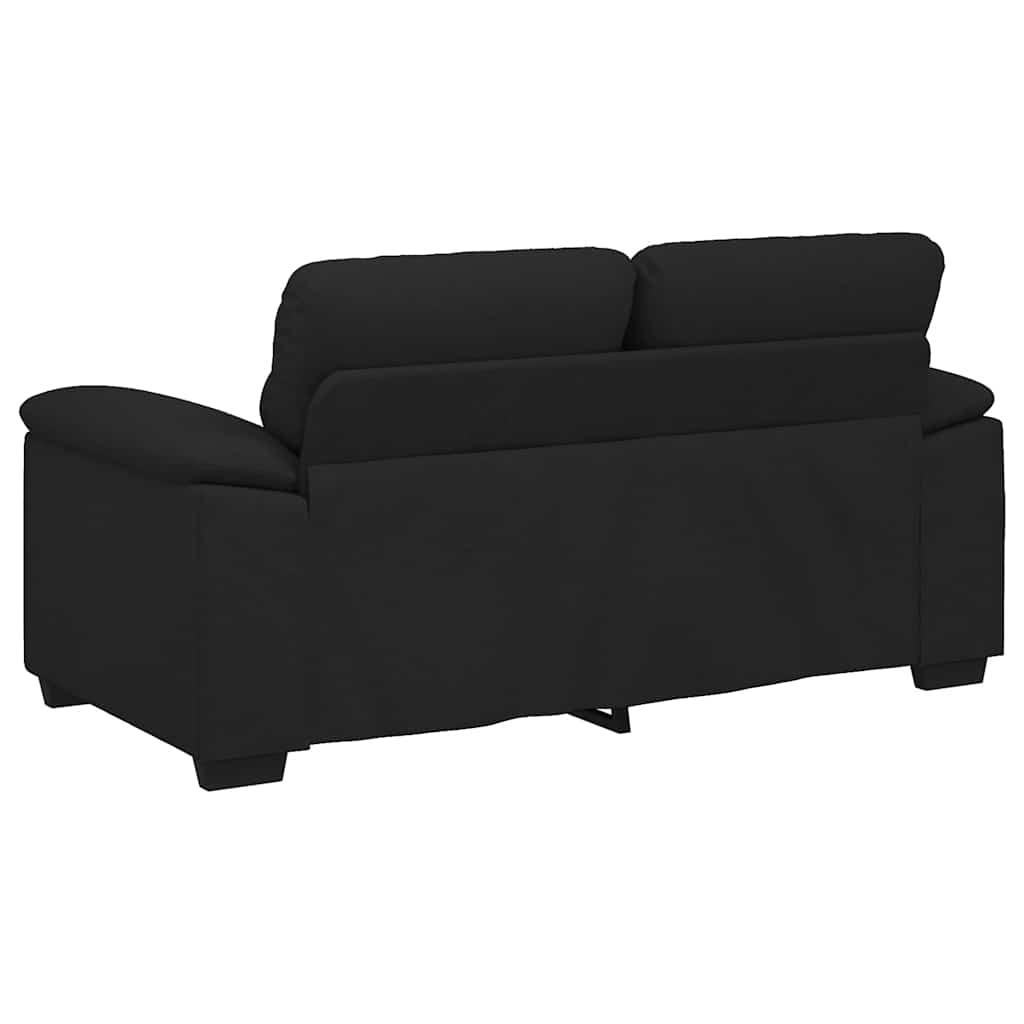 2-personers sofa 120 cm stof sort