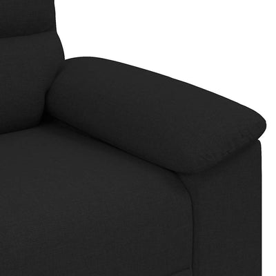 2-personers sofa 120 cm stof sort