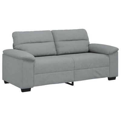 2-personers sofa 140 cm stof lysegrå