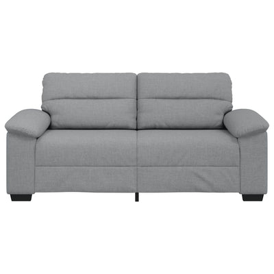 2-personers sofa 140 cm stof lysegrå