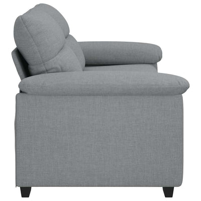 2-personers sofa 140 cm stof lysegrå