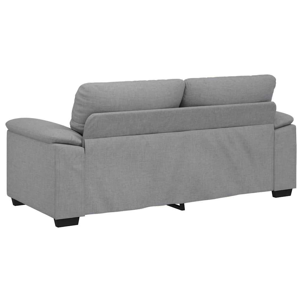 2-personers sofa 140 cm stof lysegrå