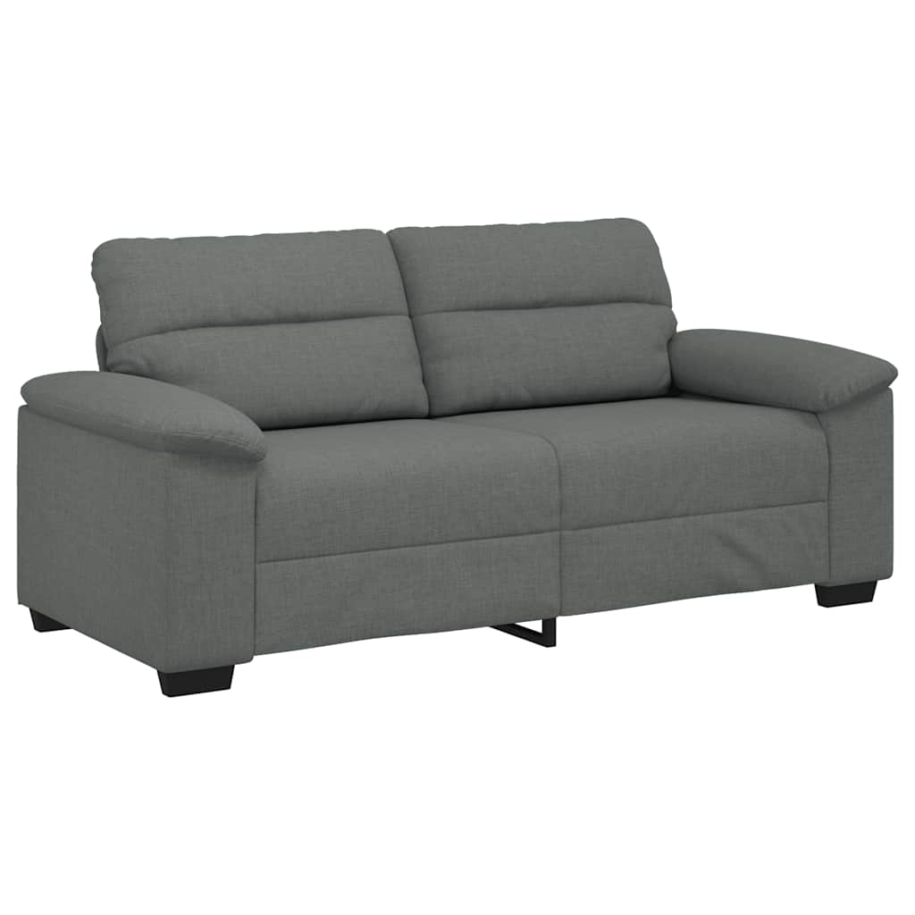 2-personers sofa 140 cm stof mørkegrå