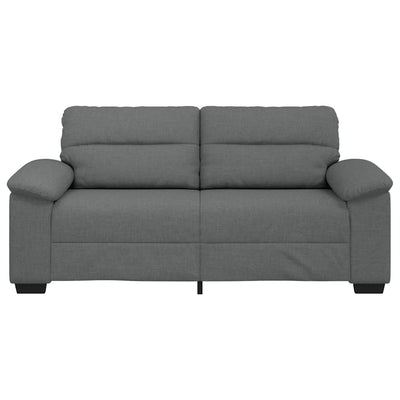 2-personers sofa 140 cm stof mørkegrå