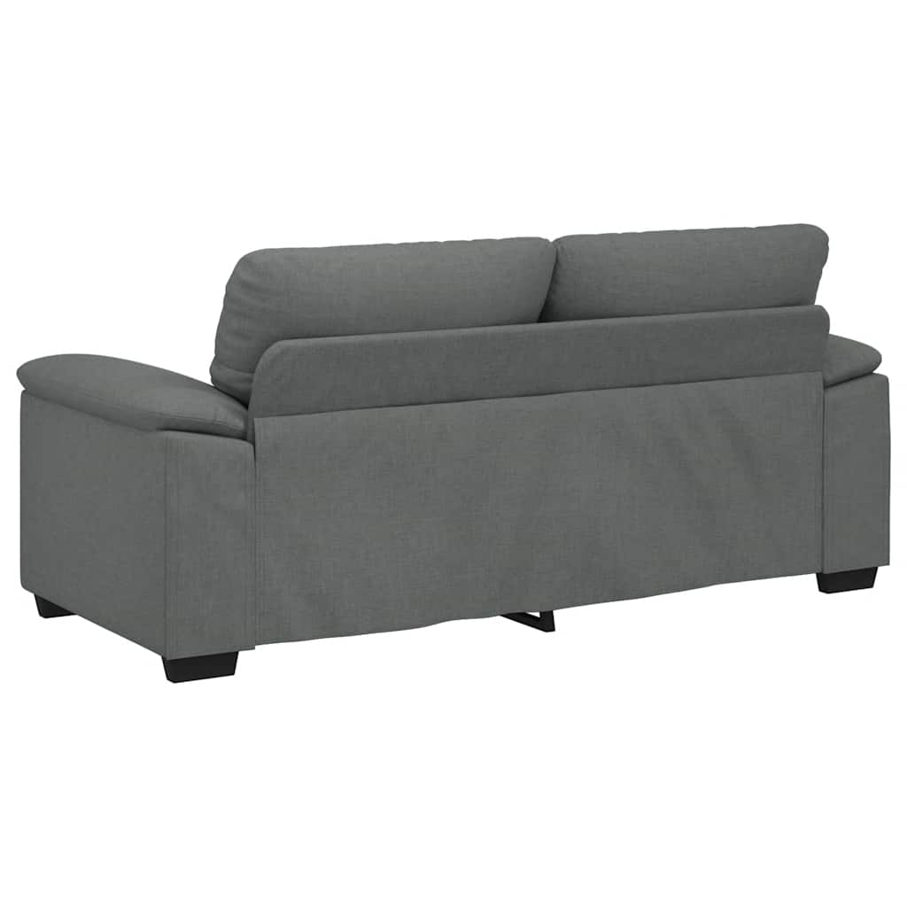 2-personers sofa 140 cm stof mørkegrå