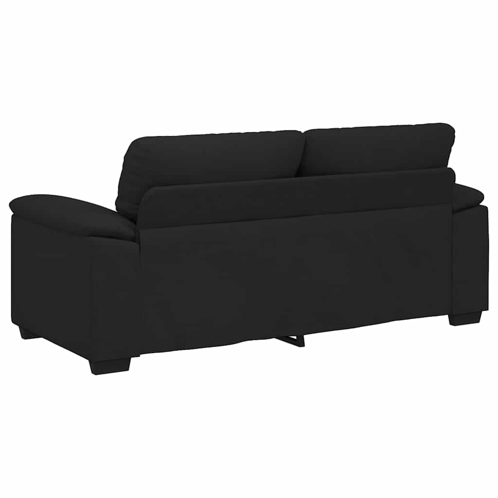 2-personers sofa 140 cm stof sort